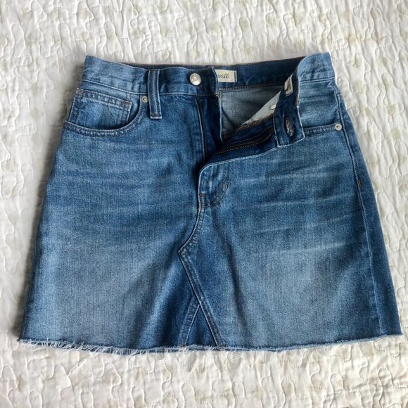 Madewell Jean Skirt size 25 - Picture 4 of 5